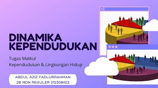 dinamika kependudukan