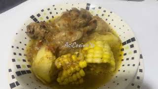 Almuerzo en 15 minutos _ Sudado de Pollo con Mazorca y papas #sudadodepollo #almurzoen15minutos