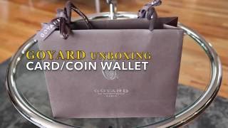 GOYARD Goyardine Marigny Coin Purse Wallet Black 1303276