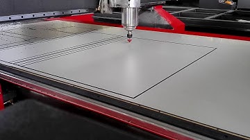 CNC Router BMG-1325 working on ACP panel