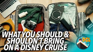 Packing For Disney Cruise Line  What You Should & Shouldn't Bring