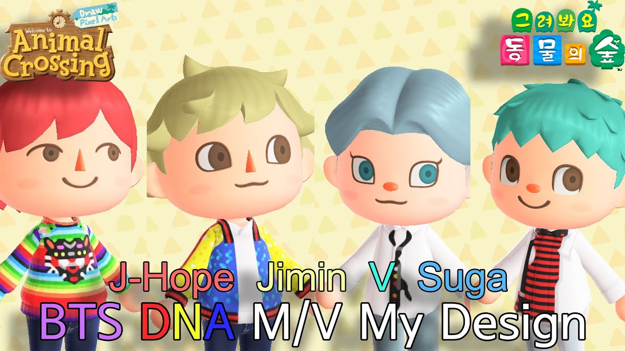 Dna Bts Animal Crossing - bts boy with luv roblox code
