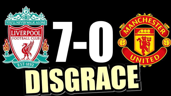MAN UNITED LOSING 7-0 IS A PATHETIC DISGRACE *RANT*