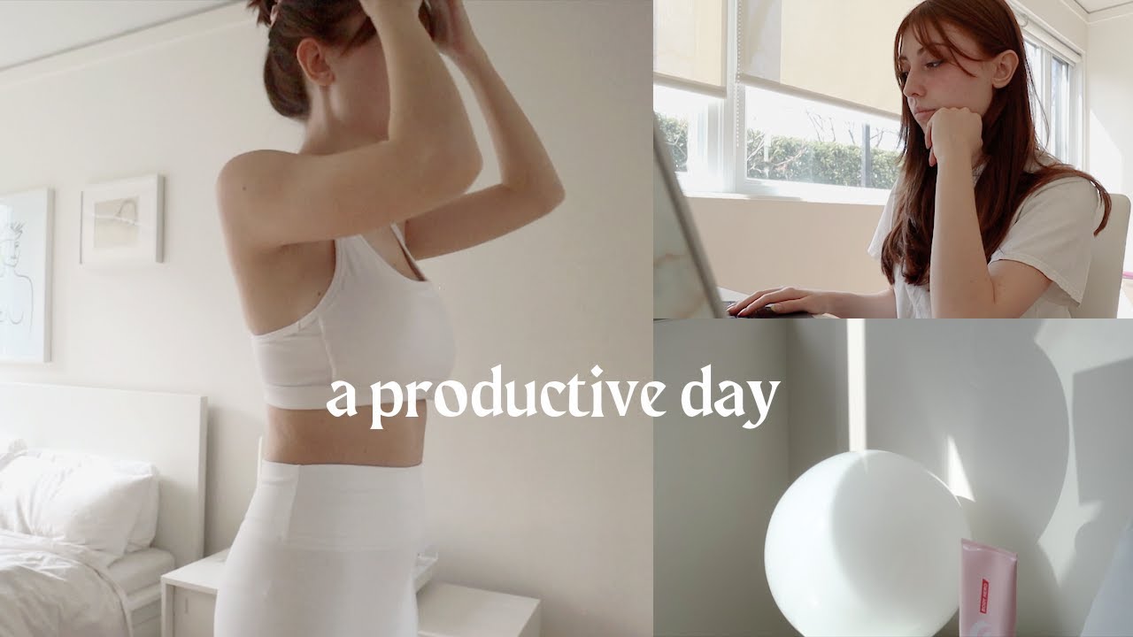 une journée productive: cours d'uni, lectures, spring cleaning et skincare