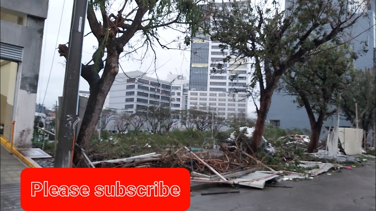 Super typhoon Rai hits Philippines 200km/hrs - YouTube