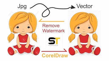 How to remove watermark | coreldraw x2020 | Remove Watermark from Image in CorelDraw (Part-2) Hindi