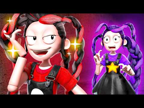SECRET SCENE LILLY LOVE BRAIDS VS LILLY TWIN SISTER! Poppy Playtime 5 | KPop Demon Hunters Animation