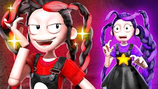 SECRET SCENE LILLY LOVE BRAIDS VS LILLY TWIN SISTER! Poppy Playtime 5 | KPop Demon Hunters Animation screenshot 5