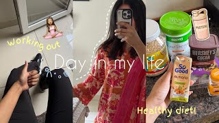 Daily vlog 𖧷 ⁺.|Productive Morning routine|quick protein shake|Mini haul✨