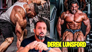 REAGINDO AO TREINO DO CAMPEÃO DO MR OLYMPIA 2021/ DEREK LUNSFORD