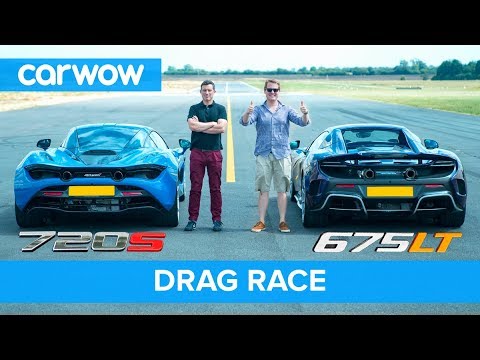 McLaren 720S v 675LT DRAG RACE, ROLLING RACE & BRAKE TEST | Mat vs Shmee pt 1/4