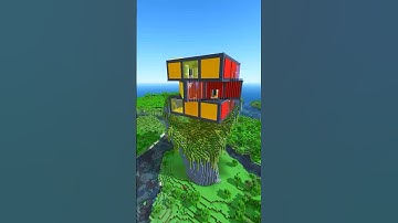 Rubik’s cube base in Minecraft #charliecustardbuilds #minecraft