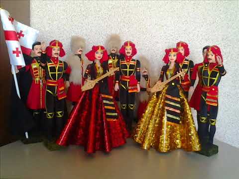 ქართული ხელნაკეთი თოჯინები. Georgian handmade dolls. Грузинские куклы ручной работы.