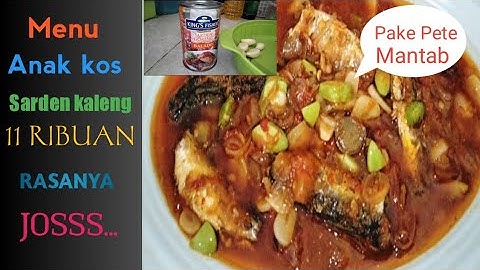 TUMIS SARDEN KALENG.... RASANYA BUKAN KALENG KALENG...