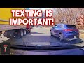 Pulls Out While Texting | Hit and Run | Bad Drivers, Brake check | Other Dashcam 566