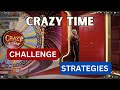 Session 5 - 12/07/24 - Crazy Time Challenge - Betting on Number 1 Low Risk Strategy - Tutorial Video