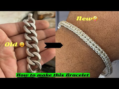 Snake Chain Silver Bracelet Making | How Silver Bracelet is Made | Bracelet