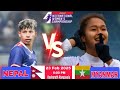 Nepal vs Myanmar Vianet international Women's Championship football 2025
