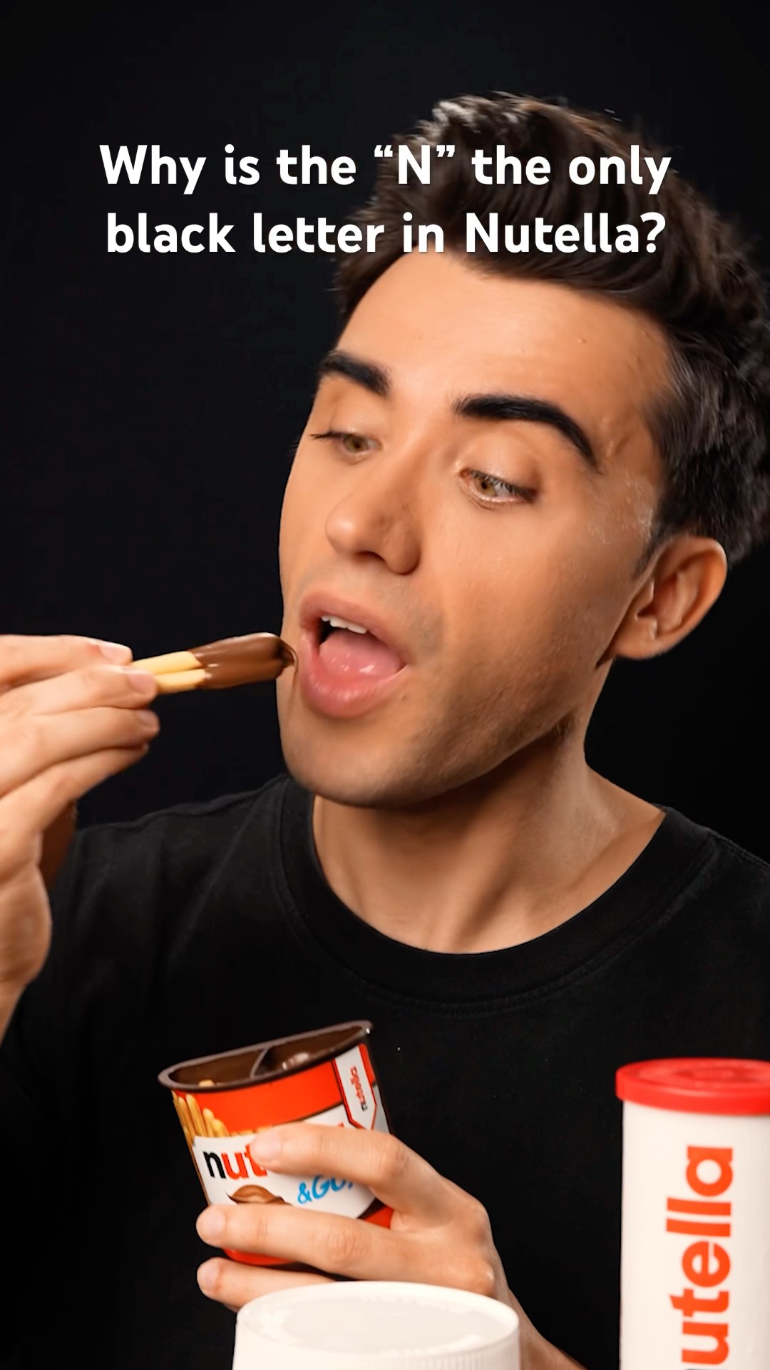 Mukbang NUTELLA ASMR eating chocolate … conspiracy