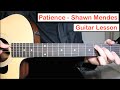 Shawn Mendes - Patience | Guitar Lesson (Tutorial) How to play Chords