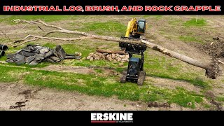 Industrial Log, Brush, and Rock Grapple by Erskine in action by Erskine Attachments 185 views 11 months ago 2 minutes, 19 seconds