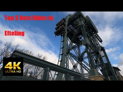 Efteling Top 3 ride's 2022