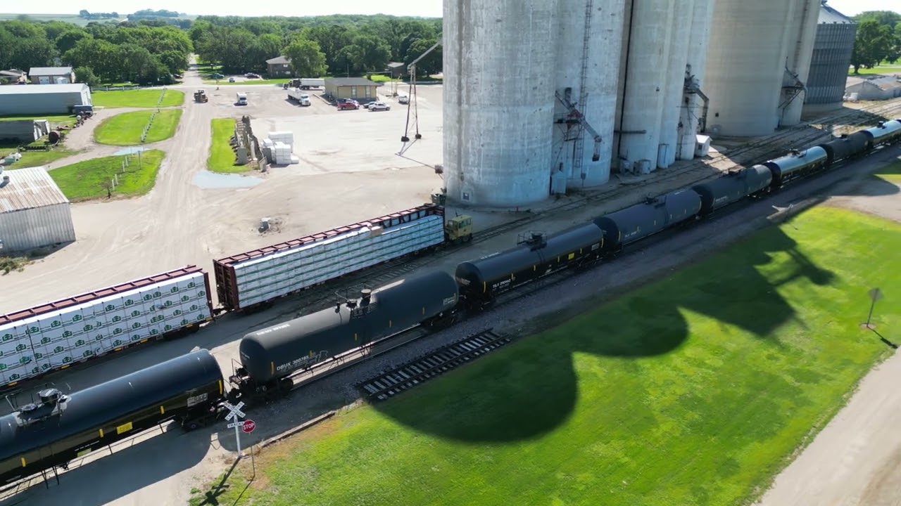 Following the UP through Estherville and Graettinger in northwest Iowa