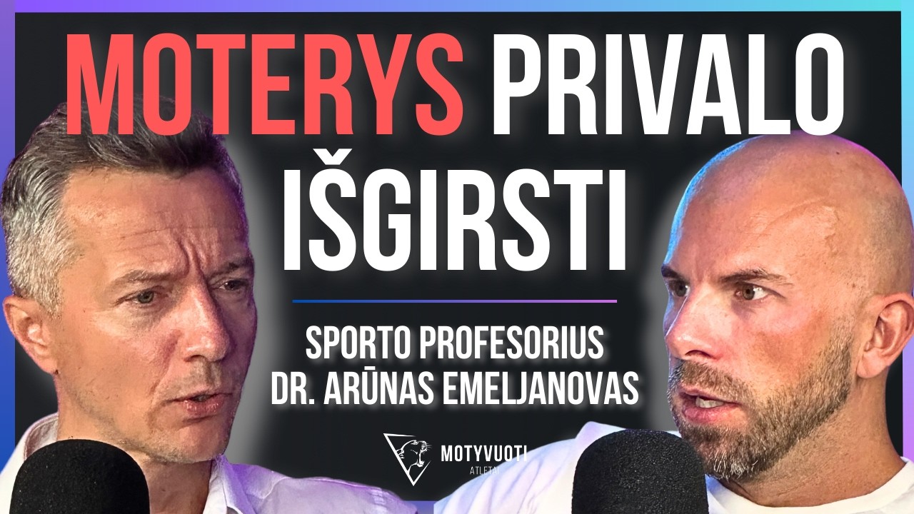 SPORTO PROFESORIUS: MOTERŲ sveikata, VYRŲ raumenys, kiek ŽINGSNIŲ, Vo2, MITAI  | Tapk Geresniu 045