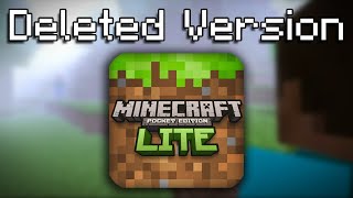 Playing a Deleted Minecraft Version  Pocket Edition Lite