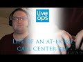 Life of an at-home call center rep with LiveOps | Vlog