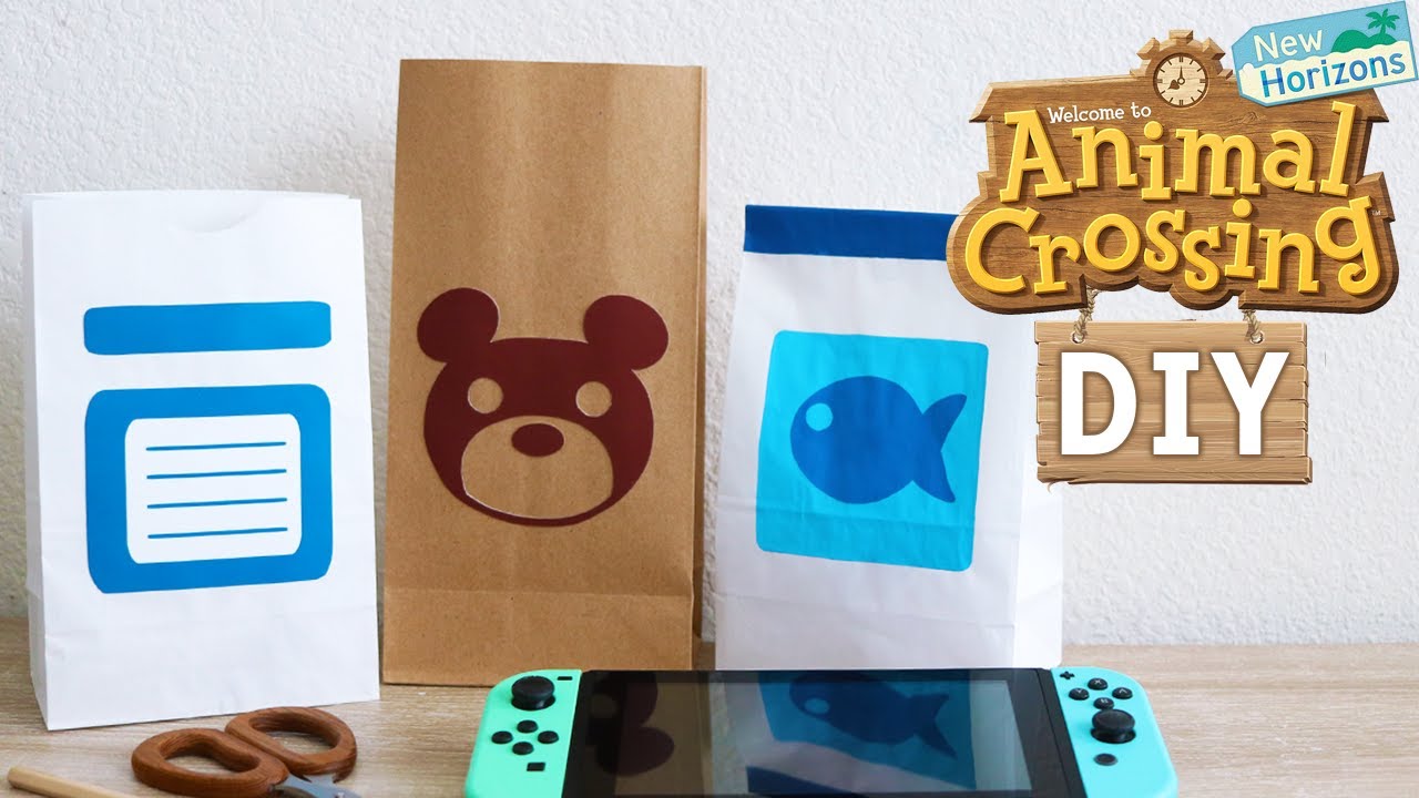 Make Animal Crossing New Horizons Medicine Fish Bait & Tom Nook Cranny Bag  