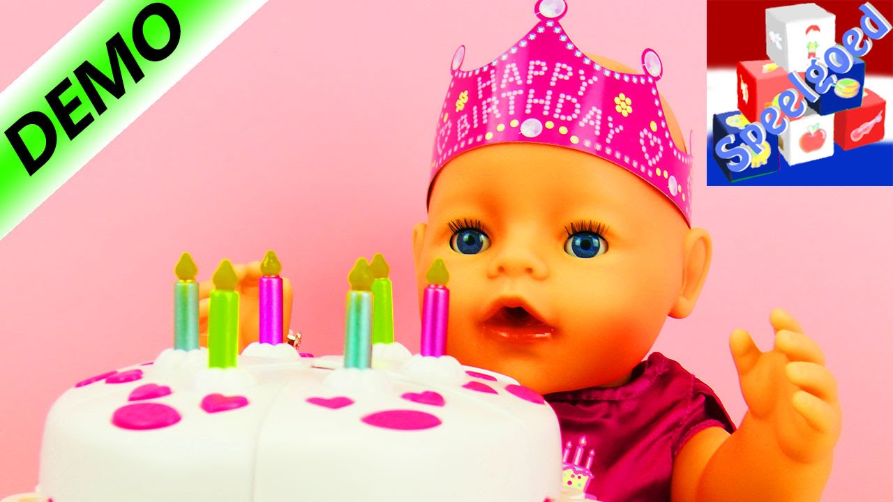 Baby Born viert poppenverjaardag | Happy Birthday Baby ...