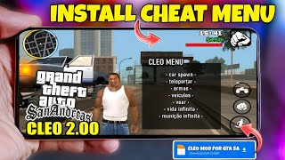 CLEO MOD FOR GTA SA ANDROID | HOW TO INSTALL CLEO MODS IN GTA SAN ANDREAS ORIGINAL ANDROID | LAXUBOY