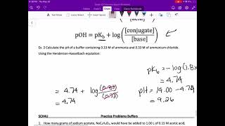 SCH4U 8.8 Buffers two ways