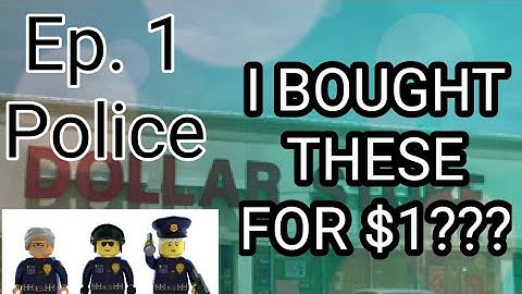 DOLLAR STORE LEGO REVIEW! (EP.1) POLICE
