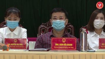 Ứng cử viên đại biểu HĐND huyện nhiệm kỳ 2021   2026 tiếp xúc cử tri đơn vị bầu cử số 6 tại Ngũ Kiên