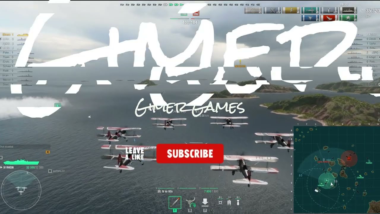 Rhine vs Almirante Cervera.