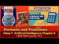 Solutions Grade-7 AI Chapter-9 Formulas and Functions | CBSE Skill Course code 417 | Anju Verma