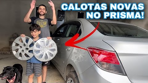 TROCAMOS AS CALOTAS ARO 15 DO PRISMA - GOSTEI DO RESULTADO - DAVID BARRESE