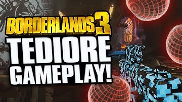 Borderlands 3 - Tediore Weapons Gameplay! (60FPS)