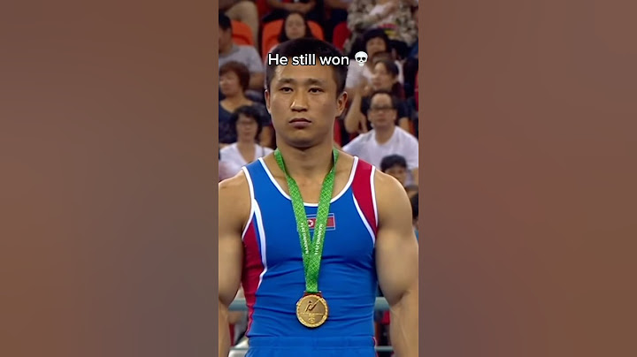 North Korean Gymnast wins gold after injuring his ankle 🤯🤯🤯 #gymnastics #gymnast #olympics #sport