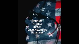 EMINEM FINALLY DISSED TOM MACDONALD N U PROBABLY DIDNT CATCH IT #eminem #tommacdonald #rap