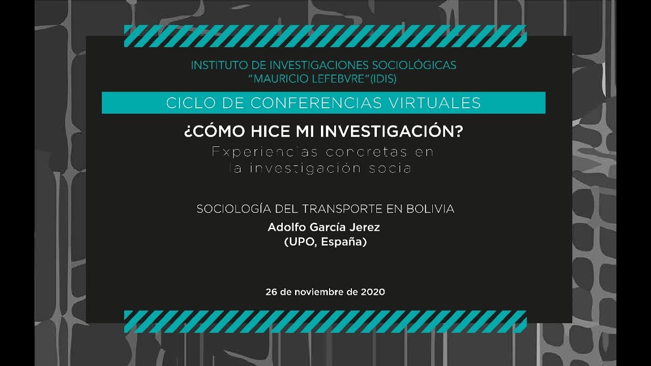 Sociología del transporte en Bolivia