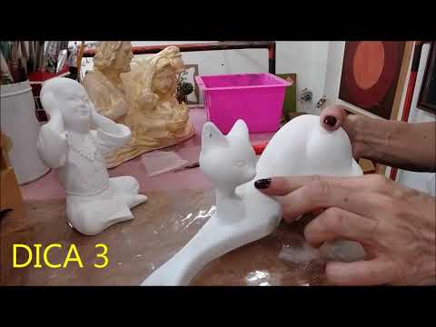 Vídeo: Como Fazer Rapidamente Uma Estatueta De Gesso