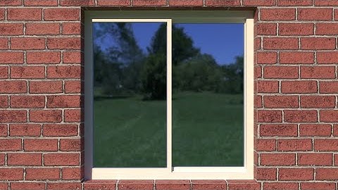 Sketchup tutorial 3D interior design (how to create a sliding window)