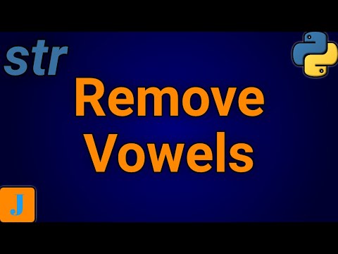 How To Remove Vowels From A String In Python