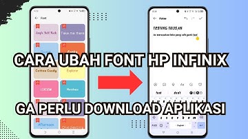 Cara Mengubah Font di HP Infinix Tanpa Aplikasi Tambahan, Tanpa Pakai Bahasa Inggris Edu Technology