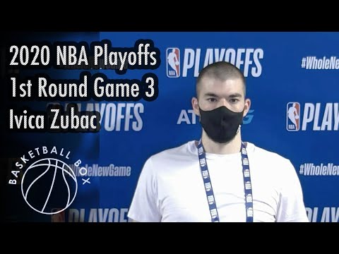 [NBA Game3] Ivica Zubac Post-Game Press Conference, LAC vs DAL, August 21, 2020