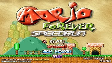 Mario Forever Speedrun - Gameplay