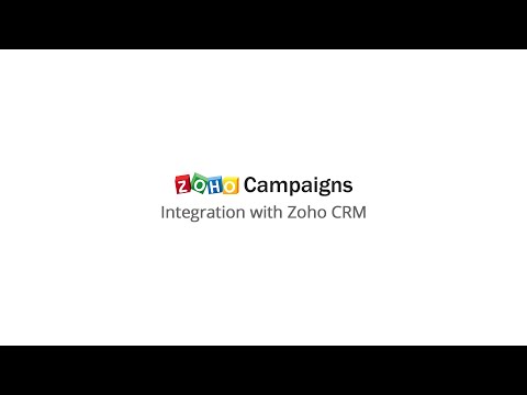 Zoho Campaigns: Integrating